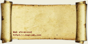 Minja Stojmenović vizit kartica